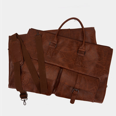 Bolsa de Viaje Portátil en Cuero PU - Organizador de Prendas Premium - Image 29