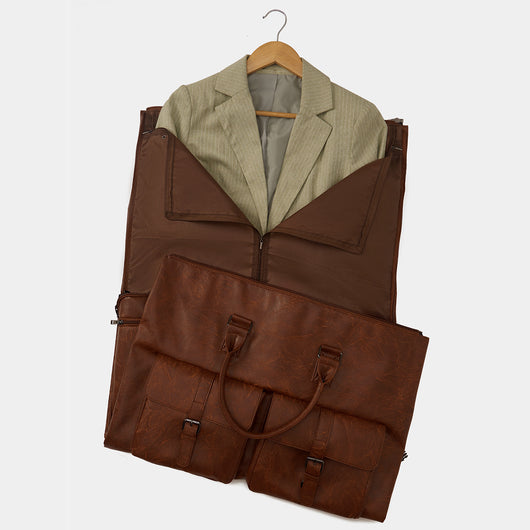 Bolsa de Viaje Portátil en Cuero PU - Organizador de Prendas Premium - Image 32