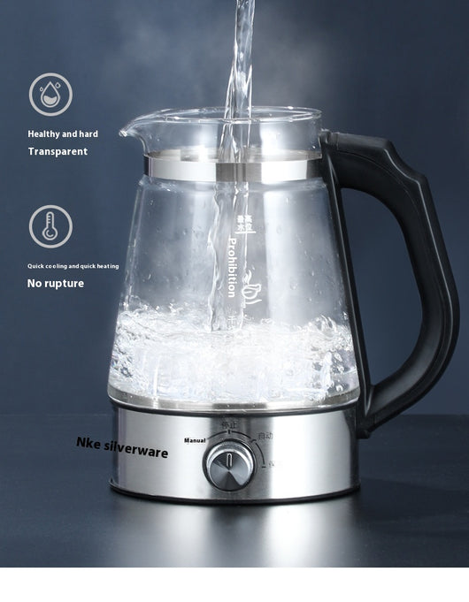 Hervidor Eléctrico de Vapor 110V con Tetera de Cristal y Spray Negro - Image 40