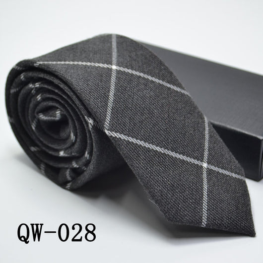 Corbata Angosta de Lana Elegante para Hombre - Image 40