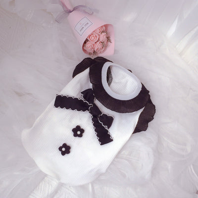 Chaleco para Perro con Moño Negro y Blanco - Image 9
