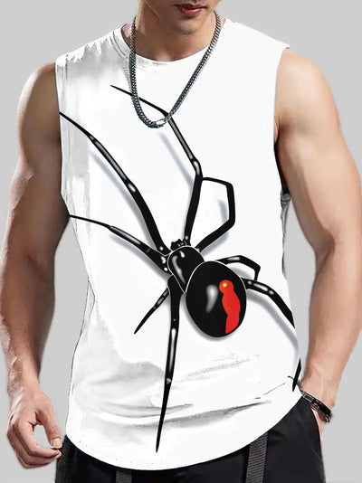 Chaleco sin Mangas Hombre Talla Grande Estampado 3D Retro - Image 24