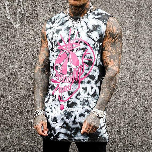 Chaleco sin Mangas Hombre Talla Grande Estampado 3D Retro - Image 26
