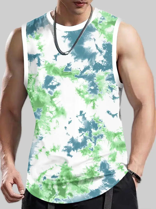Chaleco sin Mangas Hombre Talla Grande Estampado 3D Retro - Image 30