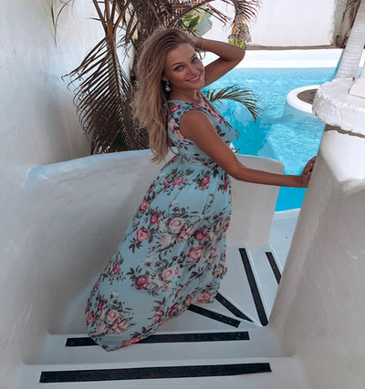 Vestido de Gasa Estampado Elegante - Image 18