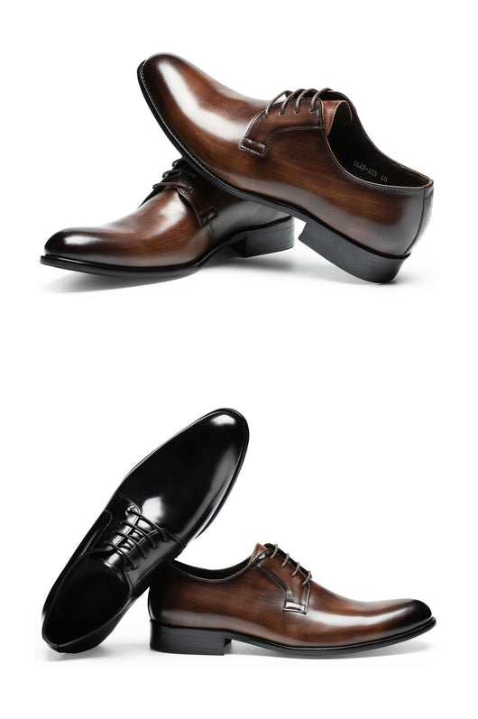Zapatos de Cuero para Hombre Transpirables con Cordones y Acabado Artesanal - Image 51