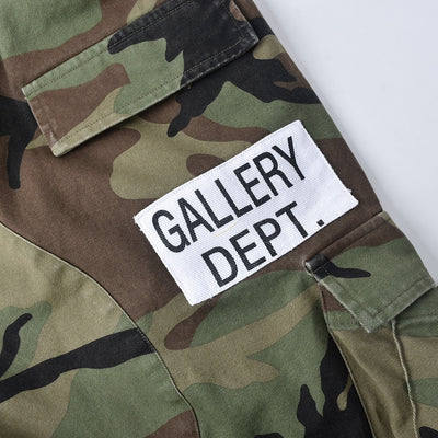 Shorts Casuales Camuflado con Bolsillos Múltiples para Mujer - Image 19
