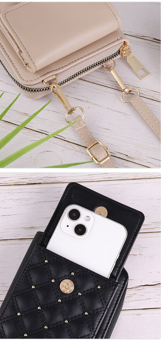 Bolso para Celular Clásico Rombo Lujo Ligero - Multiuso - Image 7