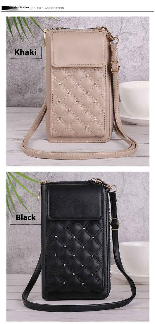 Bolso para Celular Clásico Rombo Lujo Ligero - Multiuso - Image 11