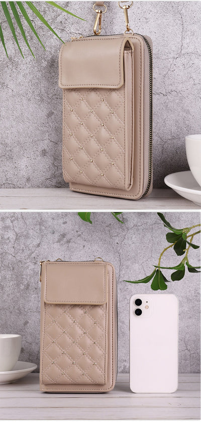 Bolso para Celular Clásico Rombo Lujo Ligero - Multiuso - Image 12