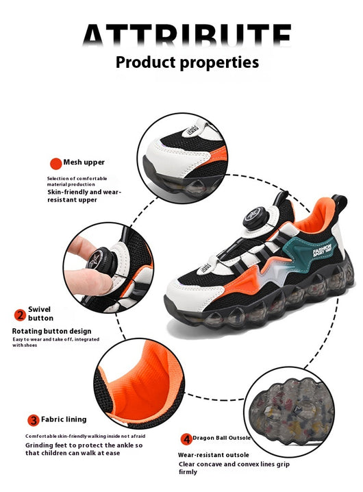 Tenis Deportivos Transpirables para Niños con Malla Hueca y Suela Flexible - Image 16