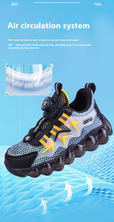 Tenis Deportivos Transpirables para Niños con Malla Hueca y Suela Flexible - Image 19