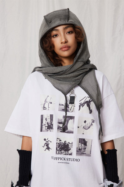 Camiseta Estampada Jiugongge de Manga Corta para Hombre - Image 21