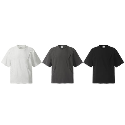 Playera Holgada de Algodón Manga Corta para Hombre - Image 31