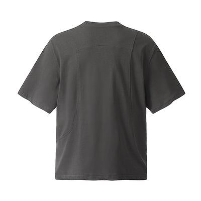 Playera Holgada de Algodón Manga Corta para Hombre - Image 36