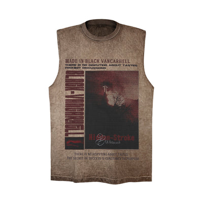 Chaleco Camiseta Estampado Paisaje para Hombre - Image 30
