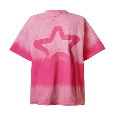 Camiseta Degradado Tie-Dye Manga Corta para Hombre - Image 27