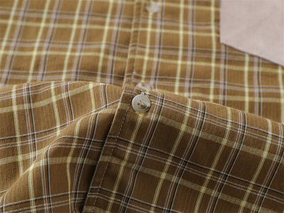 Camisa de Cuadros Manga Corta para Hombre - Image 29