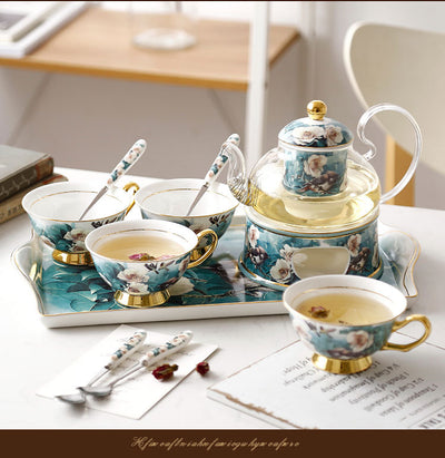 Juego de Café en Porcelana Fina - Taza y Platillo Elegante - Image 16