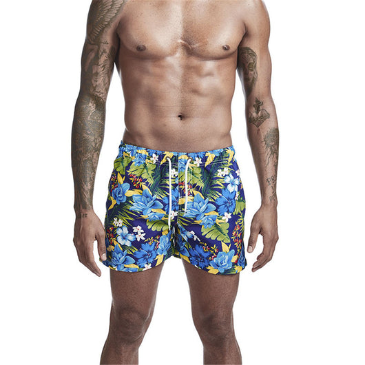 Shorts de Playa Estampados de Tres Puntos para Hombre - Image 13