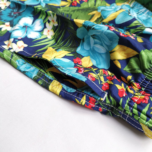 Shorts de Playa Estampados de Tres Puntos para Hombre - Image 18