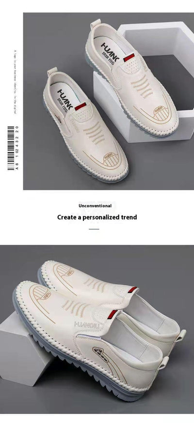 Zapatos Casuales de Cuero Suave para Hombre - Versátiles y Cómodos - Image 15