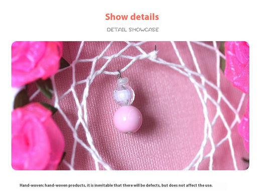 Atrapasueños con Plumas de Avestruz Rosa - Carillón Decorativo para Habitación - Image 31