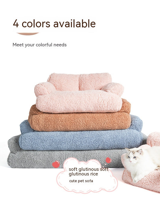 Nido Cama Extraíble y Lavable para Gatos y Perros - Diseño Multicolor en Algodón Velvet - Image 11