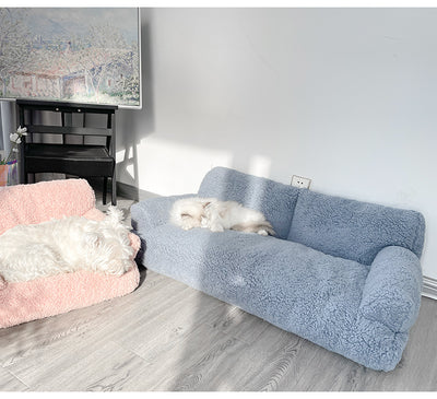 Nido Cama Extraíble y Lavable para Gatos y Perros - Diseño Multicolor en Algodón Velvet - Image 14