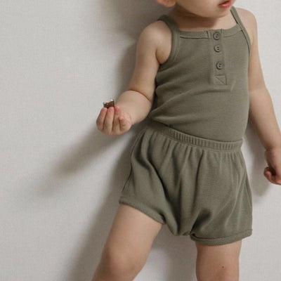 Conjunto de Camiseta y Calzón Infantil sin Mangas para Verano - Image 6