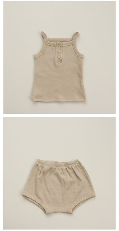 Conjunto de Camiseta y Calzón Infantil sin Mangas para Verano - Image 10