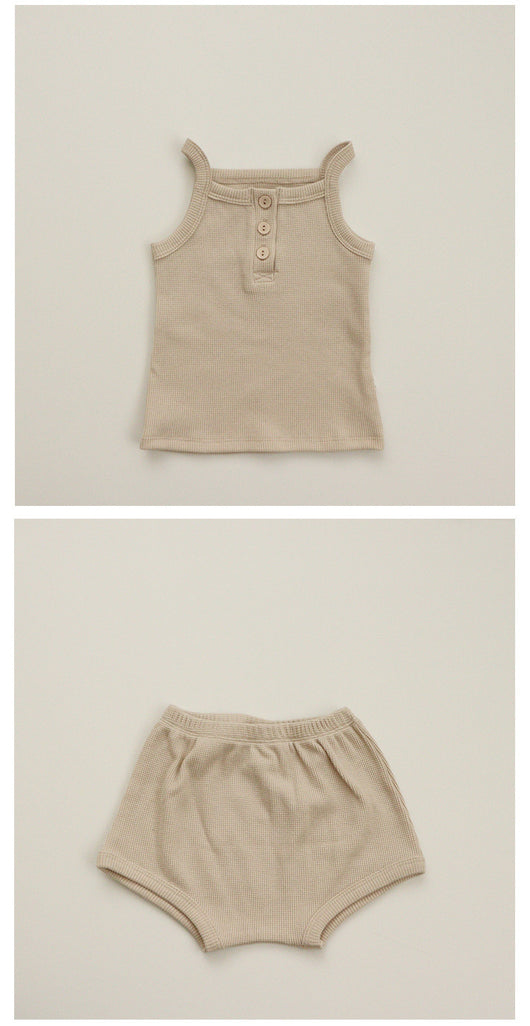 Conjunto de Camiseta y Calzón Infantil sin Mangas para Verano - Image 10