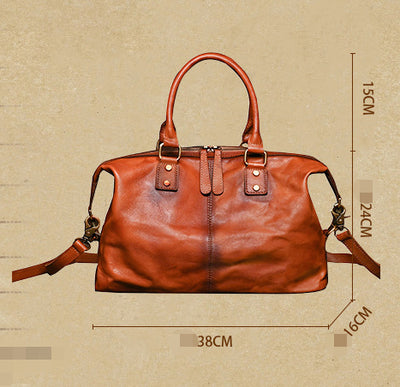 Bolso de Cuero Genuino con Correa Ajustable y Gran Capacidad - Image 11