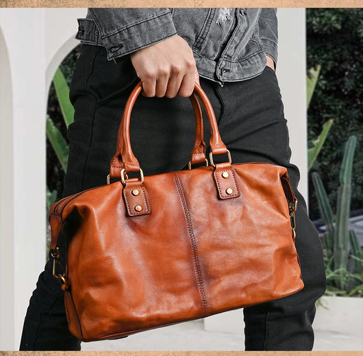 Bolso de Cuero Genuino con Correa Ajustable y Gran Capacidad - Image 15