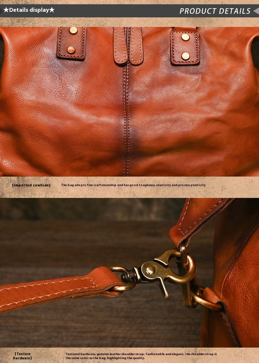 Bolso de Cuero Genuino con Correa Ajustable y Gran Capacidad - Image 17