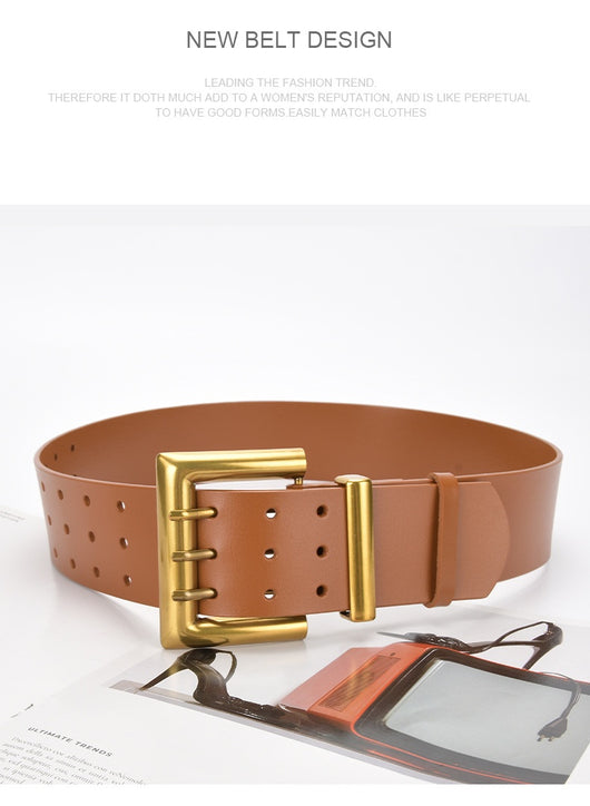 Cinturón con Hebilla Decorativa Personalizada de Tres Botones - Image 33