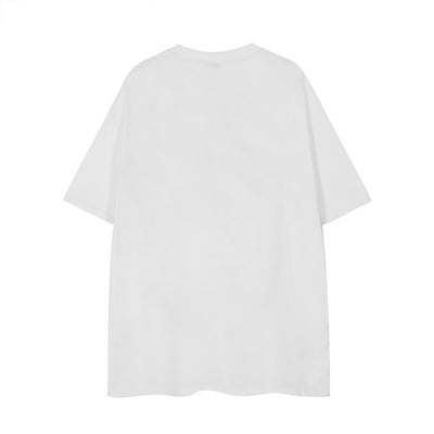 Camiseta Estampado Animal Abstracto de Manga Corta para Hombre - Image 26