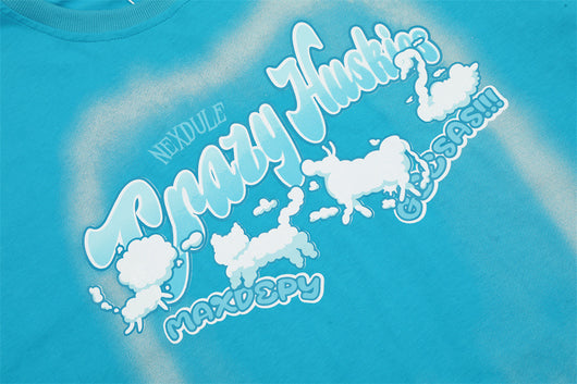Camiseta Estampado Animal Abstracto de Manga Corta para Hombre - Image 30