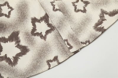 Camisa Suelta Hombre Estampado Estrella de Cinco Puntas - Image 22