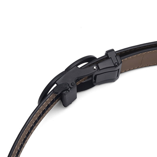 Cinturón de Cuero Genuino para Hombre con Hebilla Automática - Image 22