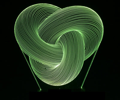 Lámpara de Mesa LED 3D Abstracta Táctil y Multicolor - Image 13