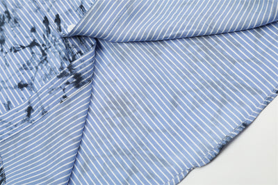 Camisa de Manga Corta Tie-Dye Tinta para Hombre - Image 18