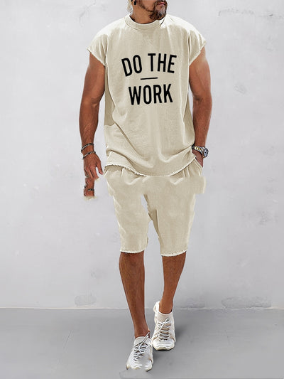 Conjunto Deportivo Hombre con Letras 3D - Cuello Redondo Estilo Europeo - Image 12
