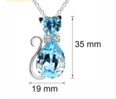 Collar Gatito Adorable con Moño y Cristales Brillantes - Image 16