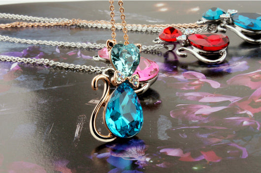 Collar Gatito Adorable con Moño y Cristales Brillantes - Image 20