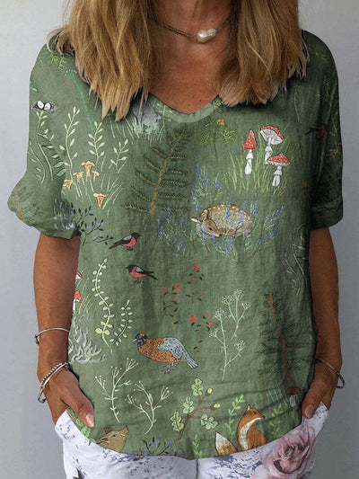 Blusa Estampada sin Cuello de Poliéster para Mujer - Image 25
