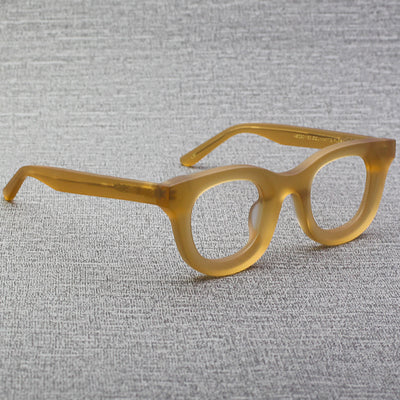 Gafas Cuadradas Retro con Marco Grueso Negro Mate y Bordes Anchos - Image 22