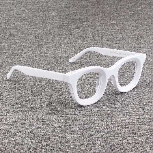 Gafas Cuadradas Retro con Marco Grueso Negro Mate y Bordes Anchos - Image 23