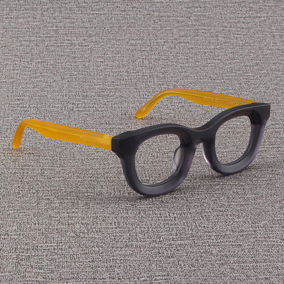 Gafas Cuadradas Retro con Marco Grueso Negro Mate y Bordes Anchos - Image 30