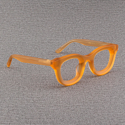 Gafas Cuadradas Retro con Marco Grueso Negro Mate y Bordes Anchos - Image 31